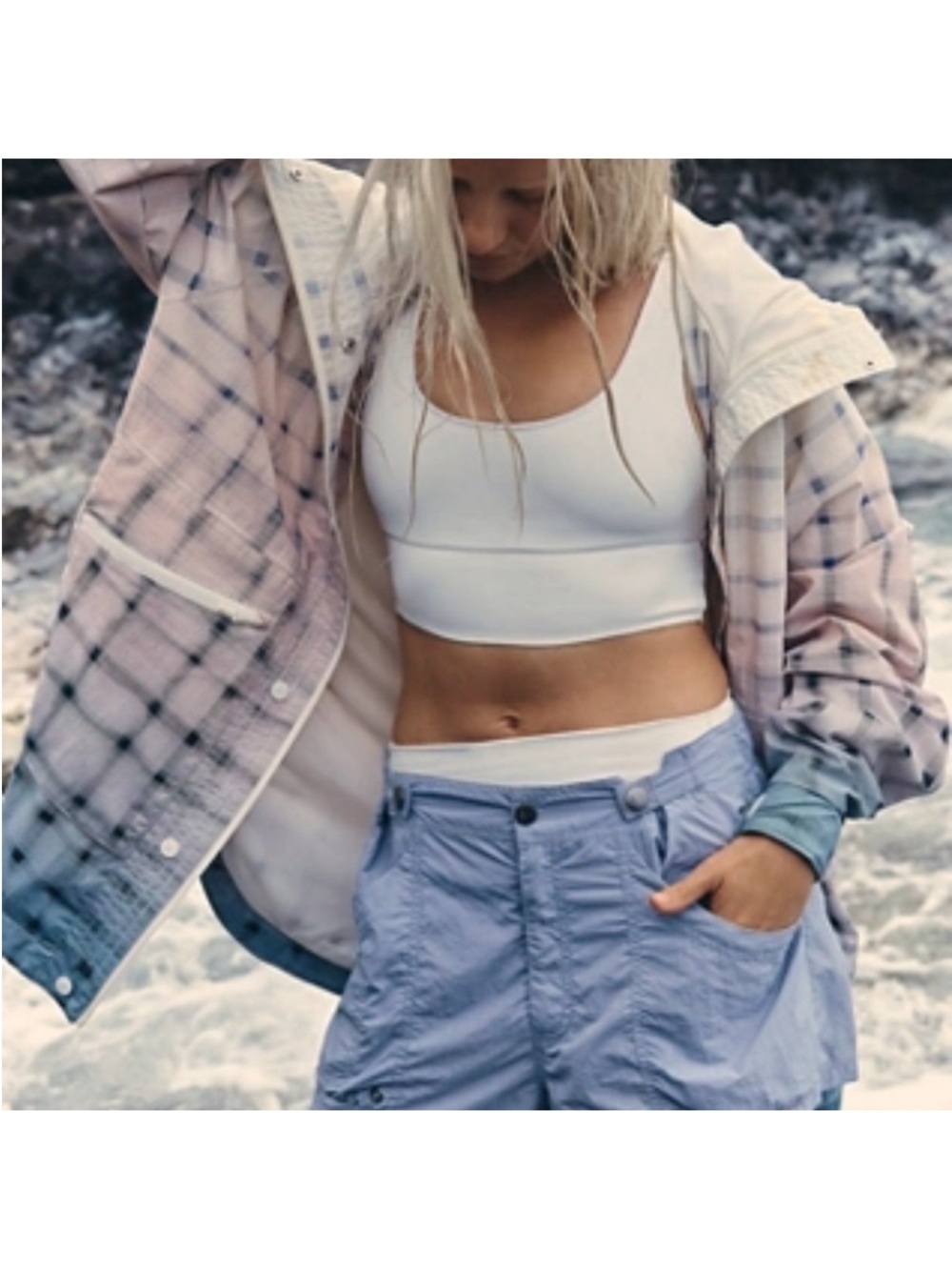 Free People packable “ singing in the rain” jacket - Picture 7 of 9